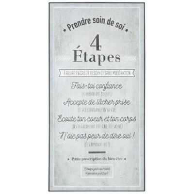 Paris Prix Stick'N Look - Sticker Relief Soin de Soi 32x60cm Gris Gris - Publicité Paris Prix Stick'N Look - Sticker Relief Soin de Soi 32x60cm Gris Gris - Publicité
