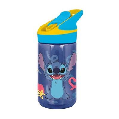 Bouteille d'eau Stitch de Disney - Tritan sans BPA, 480ml - Pour enfants - Publicité Bouteille d'eau Stitch de Disney - Tritan sans BPA, 480ml - Pour enfants - Publicité