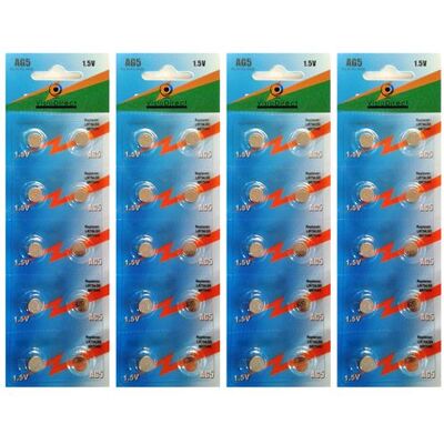 Non communiqué Lot de 40 Piles bouton plates type AG5 1,5V compatible 393A / 46LR / LR754 / 193 - Visiodirect - - Publicité Non communiqué Lot de 40 Piles bouton plates type AG5 1,5V compatible 393A / 46LR / LR754 / 193 - Visiodirect - - Publicité