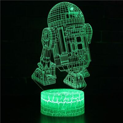 Stack Lampe 3D Tactile Veilleuses Enfant 7 Couleurs avec Telecommande - Star Wars #192 - Publicité Stack Lampe 3D Tactile Veilleuses Enfant 7 Couleurs avec Telecommande - Star Wars #192 - Publicité