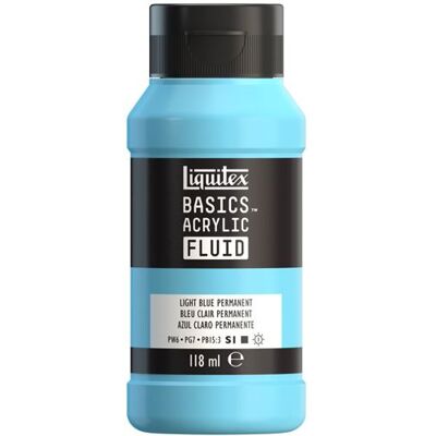 Liquitex - Basics Fluid - Bleu Clair - 118ml - Paint - Publicité Liquitex - Basics Fluid - Bleu Clair - 118ml - Paint - Publicité