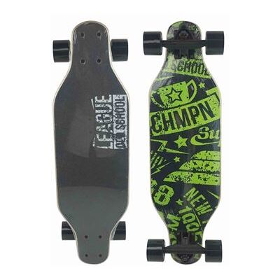 Générique Skate En Bois Longboard Easykado Multicolore - Publicité Générique Skate En Bois Longboard Easykado Multicolore - Publicité