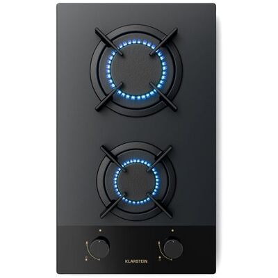 Klarstein - Goldflame Nano - 2 brûleurs en laiton - gas cooktop - Publicité Klarstein - Goldflame Nano - 2 brûleurs en laiton - gas cooktop - Publicité