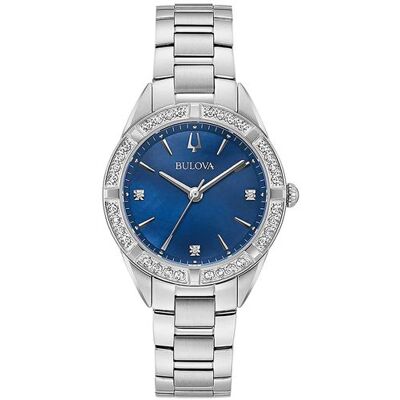 Non communiqué Bulova 96R243, Quartz, 32mm, 3ATM Silver - Publicité Non communiqué Bulova 96R243, Quartz, 32mm, 3ATM Silver - Publicité