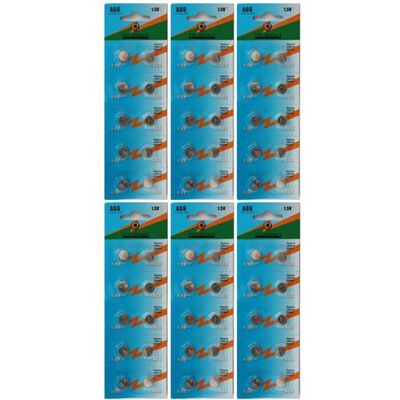 Non communiqué Lot de 60 Piles bouton plates type AG6 1,5V compatibles 371A LR920 LR921 TR920 SR69 CX69 GP71 S21 - Visiodirect - - Publicité Non communiqué Lot de 60 Piles bouton plates type AG6 1,5V compatibles 371A LR920 LR921 TR920 SR69 CX69 GP71 S21 - Visiodirect - - Publicité