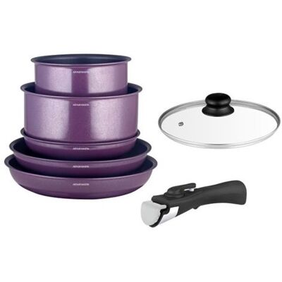 Non communiqué Batterie de cuisine violet ARTHUR MARTIN AM7701 Prune - Publicité Non communiqué Batterie de cuisine violet ARTHUR MARTIN AM7701 Prune - Publicité
