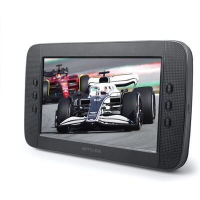 Non communiqué LECTEUR DVD PORTABLE MUSE M-1028-CVB - Écran 10.1″ (25,7cm) LCD - Lecteur DVD & CD - 2 x 2 W - Batterie rechargeable intégrée - Publicité Non communiqué LECTEUR DVD PORTABLE MUSE M-1028-CVB - Écran 10.1″ (25,7cm) LCD - Lecteur DVD & CD - 2 x 2 W - Batterie rechargeable intégrée - Publicité