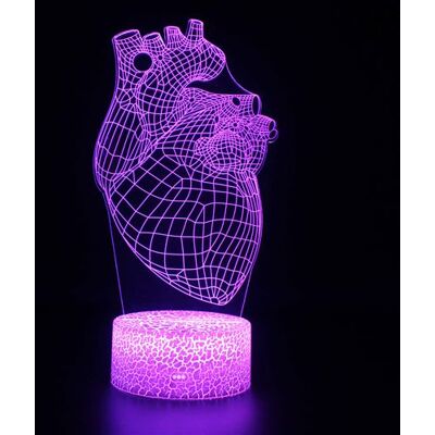 Stack Lampe 3D Tactile Veilleuses Enfant 7 Couleurs avec Telecommande - Organes #338 - Publicité Stack Lampe 3D Tactile Veilleuses Enfant 7 Couleurs avec Telecommande - Organes #338 - Publicité