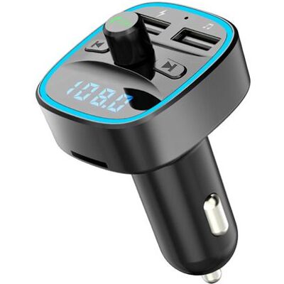 Non communiqué Transmetteur FM Bluetooth aucune U-disk play avec affichage LED Noir - Publicité Non communiqué Transmetteur FM Bluetooth aucune U-disk play avec affichage LED Noir - Publicité