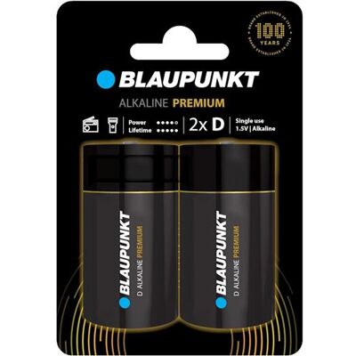 Non communiqué BLAUPUNKT piles D alcalines PREMIUM, paquet de 2 - Publicité Non communiqué BLAUPUNKT piles D alcalines PREMIUM, paquet de 2 - Publicité
