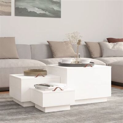vidaXL 3x Boîtes de rangement en pin massif avec couvercles - Publicité vidaXL 3x Boîtes de rangement en pin massif avec couvercles - Publicité