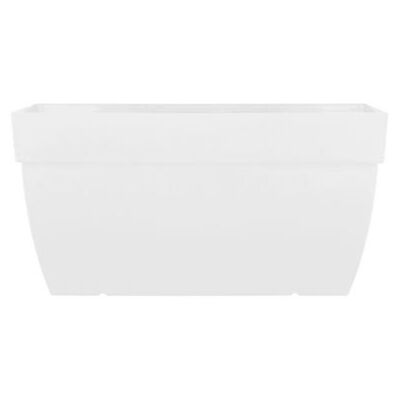 ARTEVASI Jardiniere Capri Xl - 40 x 80 x H 40 cm - 100 L - Blanc Blanc - Publicité ARTEVASI Jardiniere Capri Xl - 40 x 80 x H 40 cm - 100 L - Blanc Blanc - Publicité