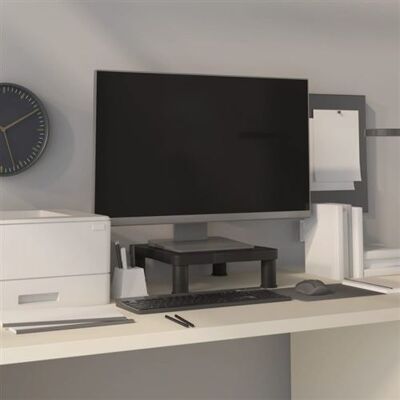 Support pour moniteur noir vidaXL - Support de moniteur - 33,5x34x10,5 cm - Publicité Support pour moniteur noir vidaXL - Support de moniteur - 33,5x34x10,5 cm - Publicité