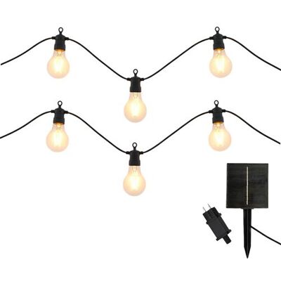 Non communiqué 2 Guirlandes solaires PARTY CLEAR HYBRID 10 ampoules 7.5M Transparent - Publicité Non communiqué 2 Guirlandes solaires PARTY CLEAR HYBRID 10 ampoules 7.5M Transparent - Publicité