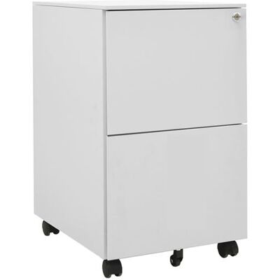 vidaXL Armoire Mobile en Steel Gris Clair - Rangement de fichiers - Publicité vidaXL Armoire Mobile en Steel Gris Clair - Rangement de fichiers - Publicité