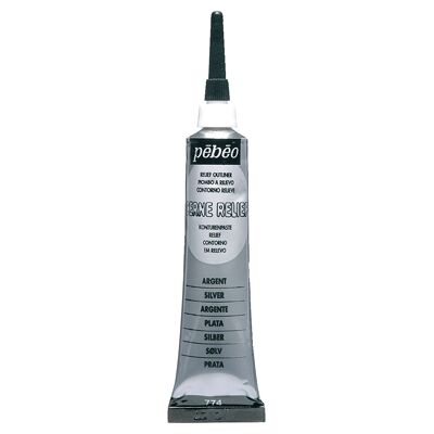 Pebeo - Contour Relief Vitrail Tube 20 Ml Imitation Plomb - Publicité Pebeo - Contour Relief Vitrail Tube 20 Ml Imitation Plomb - Publicité