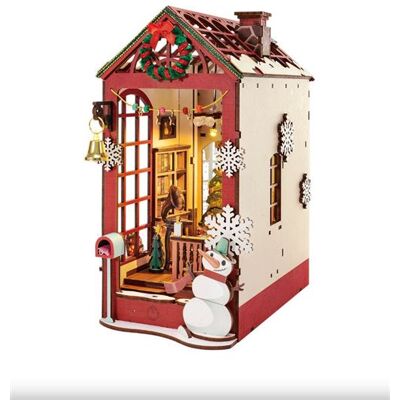 Maquette Rolife Serre-livres Book Nook Christmas Indoor Scene Multicolore - Publicité Maquette Rolife Serre-livres Book Nook Christmas Indoor Scene Multicolore - Publicité