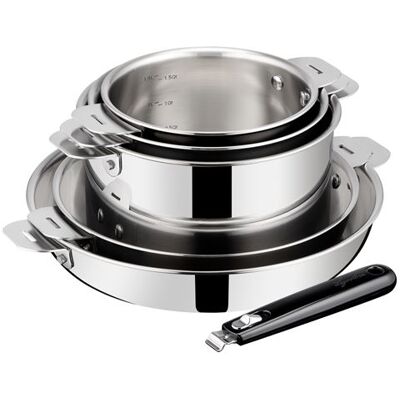 Lagostina ESPERTA TRIPLY - Set de Casseroles - Inox - 6 pcs - Publicité Lagostina ESPERTA TRIPLY - Set de Casseroles - Inox - 6 pcs - Publicité