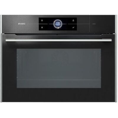 Asko Four vapeur combiné 45 cm-Verre noir Soft Black-50 L-A+-Ecran tactile-20 fonctions-Système cyclonique pour une cuisson à la vapeur fine-Cuisson par étape-Sonde culinaire-Rails télescopiques 1 niveau Noir nacrée - Publicité Asko Four vapeur combiné 45 cm-Verre noir Soft Black-50 L-A+-Ecran tactile-20 fonctions-Système cyclonique pour une cuisson à la vapeur fine-Cuisson par étape-Sonde culinaire-Rails télescopiques 1 niveau Noir nacrée - Publicité
