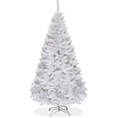 Non communiqué Sapin de Noël Arbre de Noël Artificiel pour Décoration de Noël Matériau PVC avec Pied en Métal Blanc 1.8M Blanc - Publicité Non communiqué Sapin de Noël Arbre de Noël Artificiel pour Décoration de Noël Matériau PVC avec Pied en Métal Blanc 1.8M Blanc - Publicité