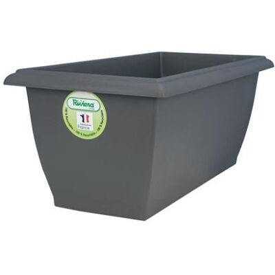 Non communiqué RIVIERA Jardiniere Evolution - 80 x 40 x H 32 cm - 64 L - Gris Gris - Publicité Non communiqué RIVIERA Jardiniere Evolution - 80 x 40 x H 32 cm - 64 L - Gris Gris - Publicité