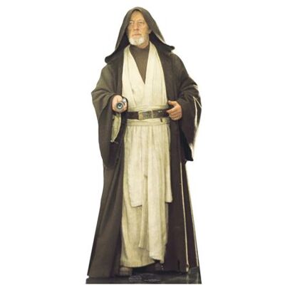 Star Wars - Obi-Wan Kenobi (Alec Guinness) - Taille réelle - Publicité Star Wars - Obi-Wan Kenobi (Alec Guinness) - Taille réelle - Publicité