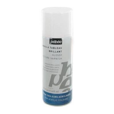 Vernis en spray Pebeo pour peinture acrylique - 400ml - Publicité Vernis en spray Pebeo pour peinture acrylique - 400ml - Publicité