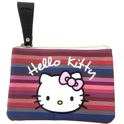 Petite trousse à soufflets stripes Hello Kitty - Publicité Petite trousse à soufflets stripes Hello Kitty - Publicité
