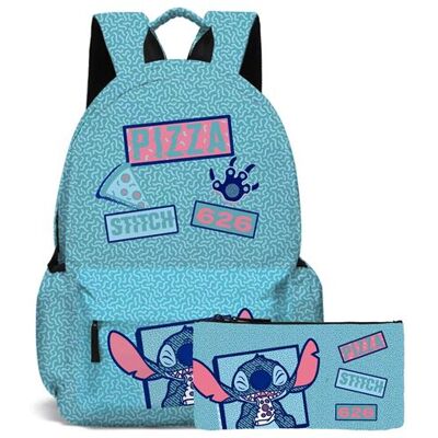 Non communiqué Lot de 2 pièces Sac à Dos, Trousse à crayons Stitch pour Enfants Cadeaux pour Garçon et Filles (SD3475) Bleu Bleu - Publicité Non communiqué Lot de 2 pièces Sac à Dos, Trousse à crayons Stitch pour Enfants Cadeaux pour Garçon et Filles (SD3475) Bleu Bleu - Publicité