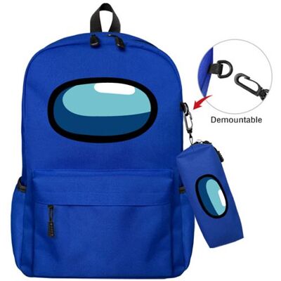 Non communiqué Sac à dos scolaire Among Us avec trousse à crayons 45*22*40cm - Bleu foncé - Publicité Non communiqué Sac à dos scolaire Among Us avec trousse à crayons 45*22*40cm - Bleu foncé - Publicité