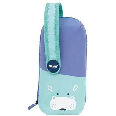 Non communiqué Trousse d'écolier Milan Animals Bleu 22,5 x 11,5 x 11 cm - Publicité Non communiqué Trousse d'écolier Milan Animals Bleu 22,5 x 11,5 x 11 cm - Publicité
