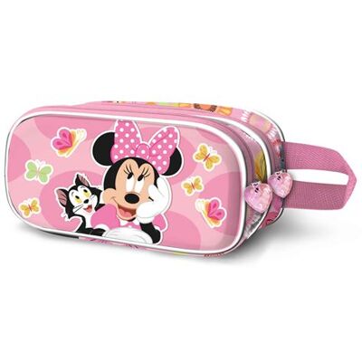 Karactermania Minnie Mouse Kitten Étui Double 3D, Rose - Publicité Karactermania Minnie Mouse Kitten Étui Double 3D, Rose - Publicité