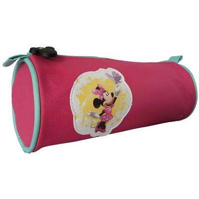 Trousse ronde Minnie rose Rose - Publicité Trousse ronde Minnie rose Rose - Publicité