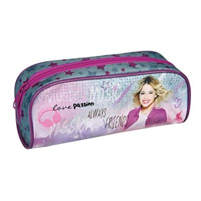 Undercover Viae0691 - Trousse Violetta Disney, Env. 23 X 8 X 7 Cm Gris - Publicité Undercover Viae0691 - Trousse Violetta Disney, Env. 23 X 8 X 7 Cm Gris - Publicité
