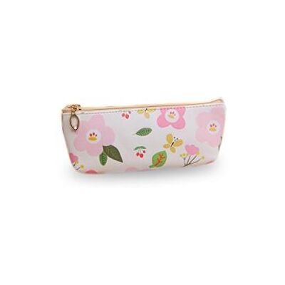 NOVAGO Trousse à crayons, trousse scolaire série fleurs ( Rose ) rose - Publicité NOVAGO Trousse à crayons, trousse scolaire série fleurs ( Rose ) rose - Publicité