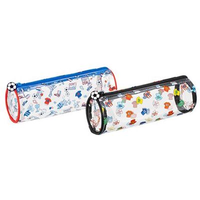 Trousse scolaire ronde Viquel 1 compartiment Football Modèle aléatoire Multicolore - Publicité Trousse scolaire ronde Viquel 1 compartiment Football Modèle aléatoire Multicolore - Publicité