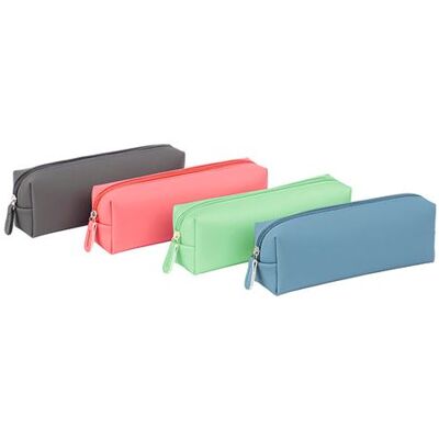 Trousse scolaire rectangulaire Viquel 1 compartiment Business Class Modèle aléatoire Multicolore - Publicité Trousse scolaire rectangulaire Viquel 1 compartiment Business Class Modèle aléatoire Multicolore - Publicité