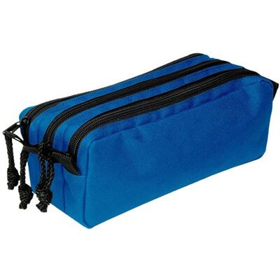 Trousse fourre tout 3 compartiments Viquel Teknic Trizip Modèle aléatoire Multicolore - Publicité Trousse fourre tout 3 compartiments Viquel Teknic Trizip Modèle aléatoire Multicolore - Publicité