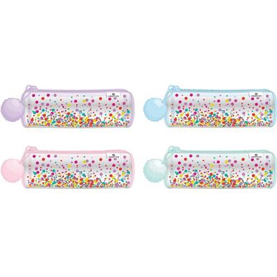 Trousse Oberthur Confettis 21,5 x 6,5 cm Modèle aléatoire Multicolore - Publicité Trousse Oberthur Confettis 21,5 x 6,5 cm Modèle aléatoire Multicolore - Publicité