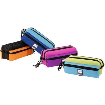 Trousse scolaire rectangulaire Viquel 4 compartiments Teknik Modèle aléatoire Multicolore - Publicité Trousse scolaire rectangulaire Viquel 4 compartiments Teknik Modèle aléatoire Multicolore - Publicité