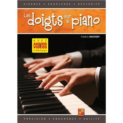 Play Music Publishing Les doigts sur le piano (Livre grand format avec enregistrements audios et vidéos à télécharger) - Publicité Play Music Publishing Les doigts sur le piano (Livre grand format avec enregistrements audios et vidéos à télécharger) - Publicité