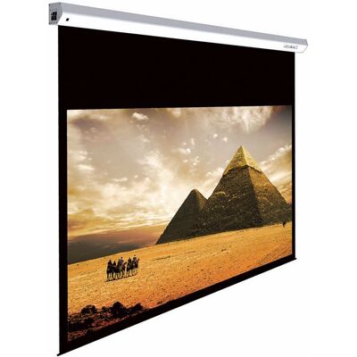 Lumene Majestic HD 350C - Écran de projection - montable sur mur, montable au plafond - motorisé - 164" (416 cm) - 16:9 - blanc mat - Blanc laqué - Publicité Lumene Majestic HD 350C - Écran de projection - montable sur mur, montable au plafond - motorisé - 164" (416 cm) - 16:9 - blanc mat - Blanc laqué - Publicité