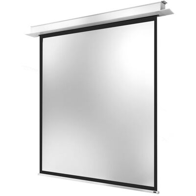 Celexon Electric Professional Plus - Écran de projection - montable au plafond, montable sur mur - motorisé - 230 V - 111" (282 cm) - 1:1 - blanc mat - blanc - Publicité Celexon Electric Professional Plus - Écran de projection - montable au plafond, montable sur mur - motorisé - 230 V - 111" (282 cm) - 1:1 - blanc mat - blanc - Publicité