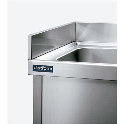 Distform - Gamme 700 - Gauche - Inox - Accessoire pour évier - Publicité Distform - Gamme 700 - Gauche - Inox - Accessoire pour évier - Publicité
