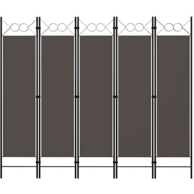 Non communiqué vidaXL Kamerscherm met 5 panelen 200x180 cm antraciet320709 Anthracite - Publicité Non communiqué vidaXL Kamerscherm met 5 panelen 200x180 cm antraciet320709 Anthracite - Publicité