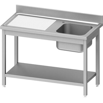 Non communiqué Plonge Inox AISI 201 avec 1 Bac à Droite ou Gauche et Etagère - Gamme 700 - Stalgast - - Acier inoxydable1400x700 x700x850mm - Publicité Non communiqué Plonge Inox AISI 201 avec 1 Bac à Droite ou Gauche et Etagère - Gamme 700 - Stalgast - - Acier inoxydable1400x700 x700x850mm - Publicité