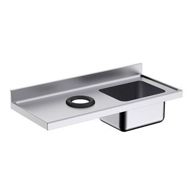 Non communiqué Plonge Inox avec Bac et Trou Vide-Déchets - 1400 x 700 - Distform inox - Publicité Non communiqué Plonge Inox avec Bac et Trou Vide-Déchets - 1400 x 700 - Distform inox - Publicité