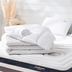 Non communiqué Couette Synthétique - 240x260 cm pour lit 180 cm Blanc - Publicité Non communiqué Couette Synthétique - 240x260 cm pour lit 180 cm Blanc - Publicité