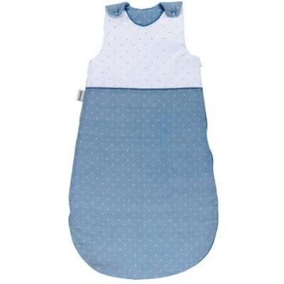 Gigoteuse coton 90 cm bleu - nattou Bleu - Publicité Gigoteuse coton 90 cm bleu - nattou Bleu - Publicité