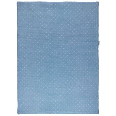Couverture coton 75 x 100 cm bleu - nattou Bleu - Publicité Couverture coton 75 x 100 cm bleu - nattou Bleu - Publicité